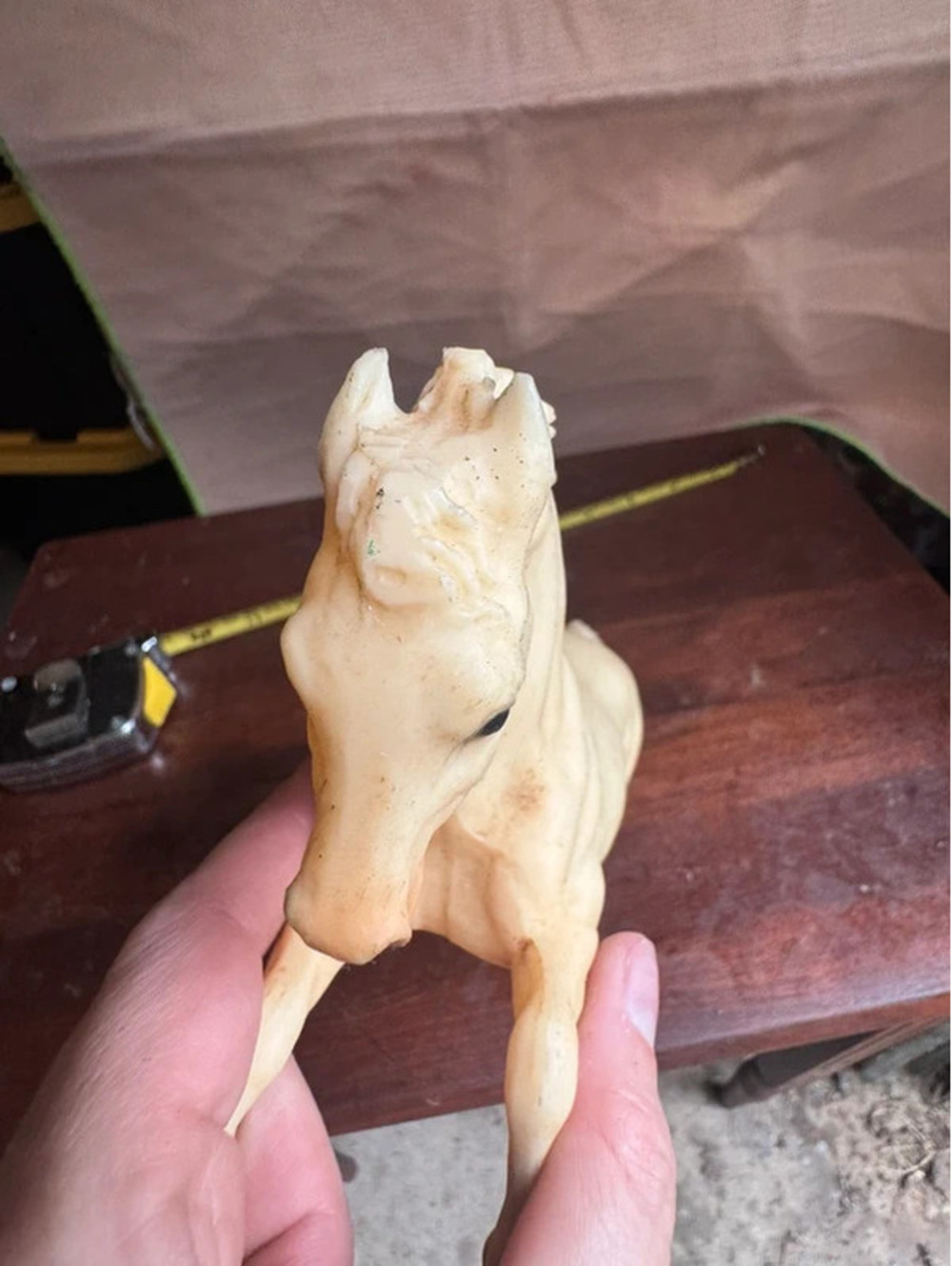 Vintage Breyer Alabaster rearing stallion. Classic scale - Picture 2 of 4